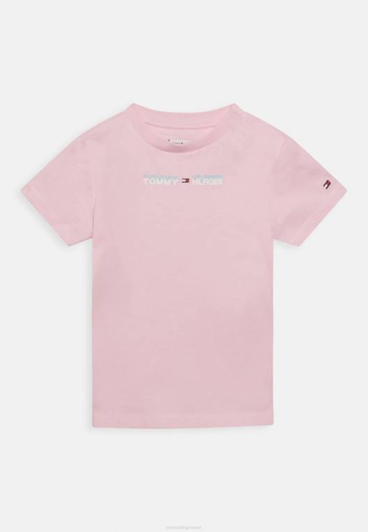 חולצה בהדפס טי יוניסקס NX204235 ורוד רומנטי Tommy Hilfiger