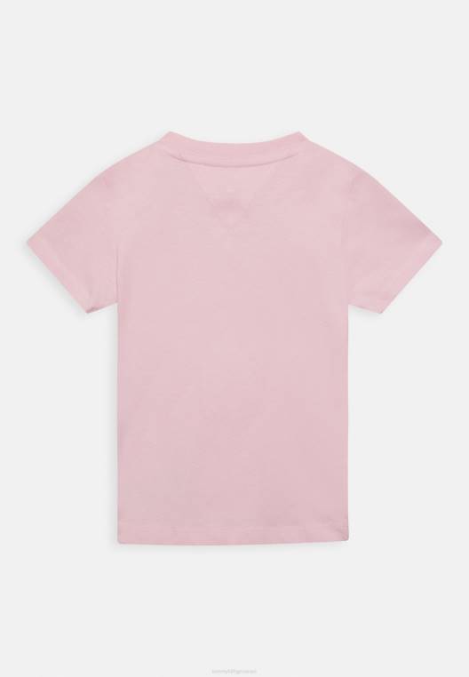 חולצה בהדפס טי יוניסקס NX204235 ורוד רומנטי Tommy Hilfiger