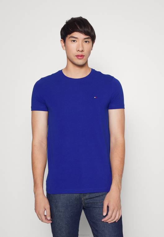 חולצת טריקו בסיסית NX204249 כחול מודגש Tommy Hilfiger