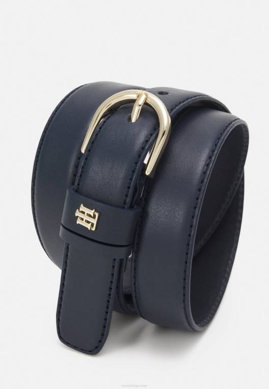 עסקי חגורות חגורת פצצה נצחיים NX204251 שמיים מדבריים Tommy Hilfiger