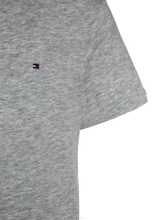 חולצת טריקו בסיסית לבנים NX204264 אברש אפור Tommy Hilfiger