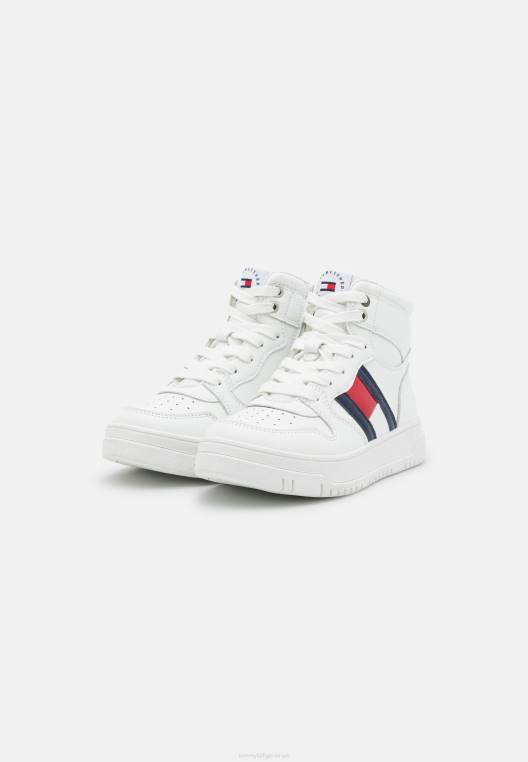 מאמנים גבוהים NX204273 לבן Tommy Hilfiger