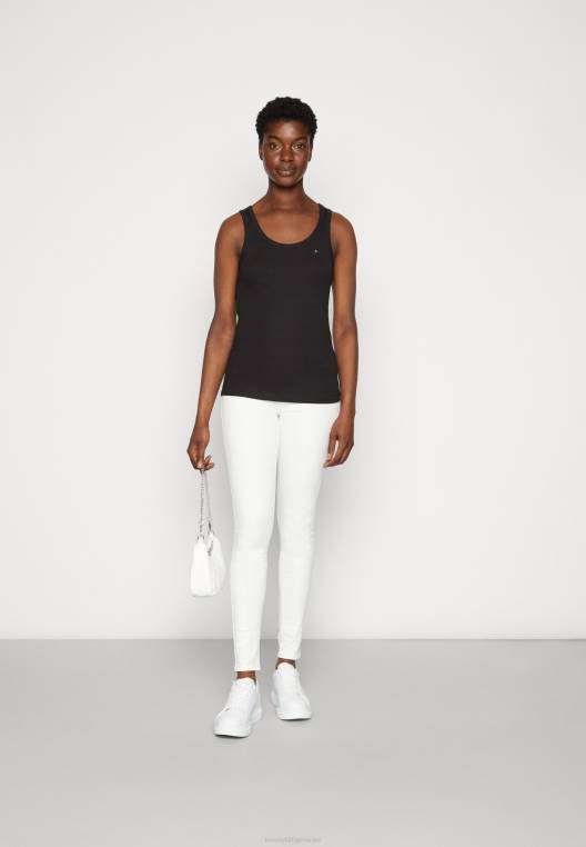 גופייה דקה NX204285 שָׁחוֹר Tommy Hilfiger