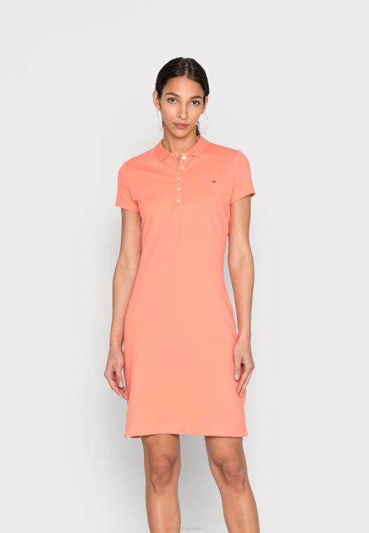 שמלת יום שמלת פולו דקה NX204286 פריחת האלמוגים Tommy Hilfiger