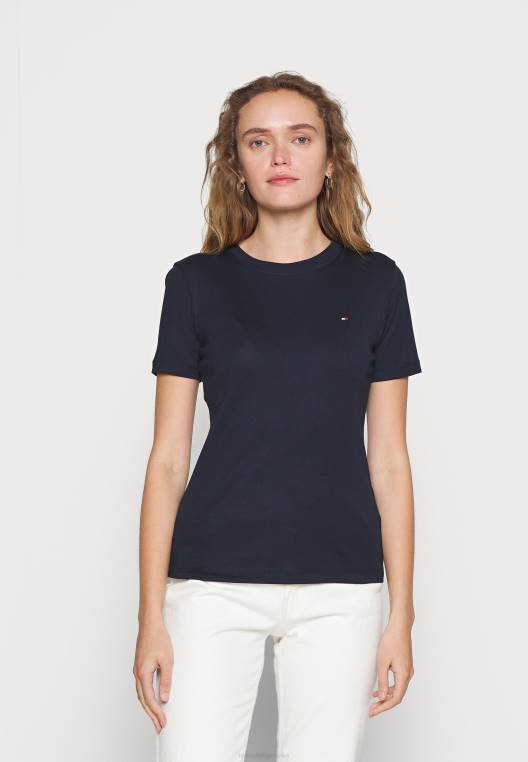 חולצת טריקו בסיסית חדשה ונעימה NX204288 שמיים מדבריים Tommy Hilfiger