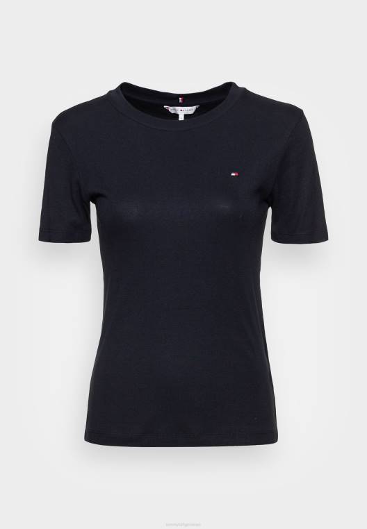 חולצת טריקו בסיסית חדשה ונעימה NX204288 שמיים מדבריים Tommy Hilfiger