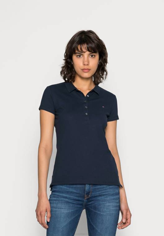 חולצת פולו עם שרוולים קצרים NX204294 חצות Tommy Hilfiger