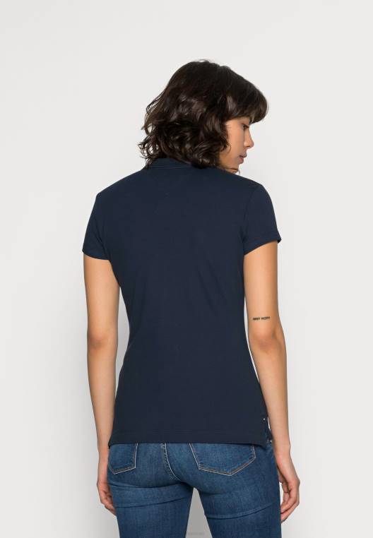 חולצת פולו עם שרוולים קצרים NX204294 חצות Tommy Hilfiger