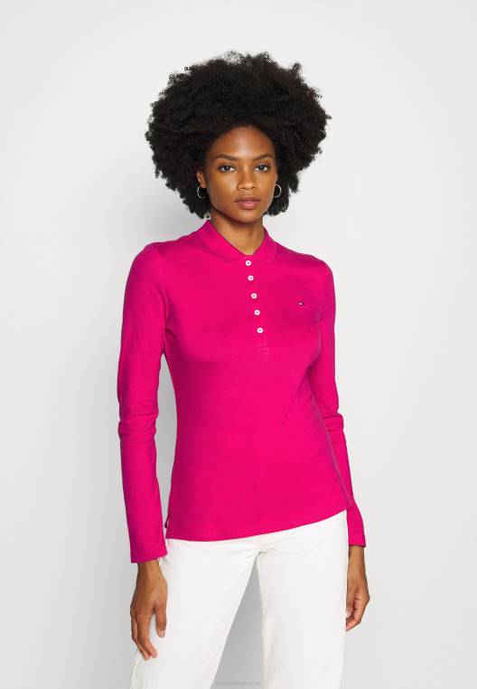 חלק עליון עם שרוולים ארוכים NX204298 מגנטה אקסצנטרי Tommy Hilfiger