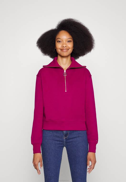 סווטשירט נעים רגוע NX204304 יין איטלקי Tommy Hilfiger