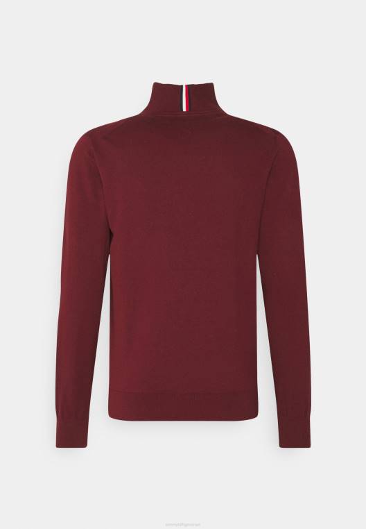 מגשר מדמה עם רוכסן NX204309 אודם עמוק Tommy Hilfiger