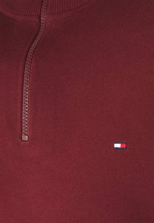 מגשר מדמה עם רוכסן NX204309 אודם עמוק Tommy Hilfiger