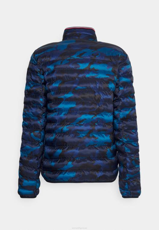 מעיל חורף עגול הניתן לאריזה NX204313 שמי המדבר קאמו Tommy Hilfiger