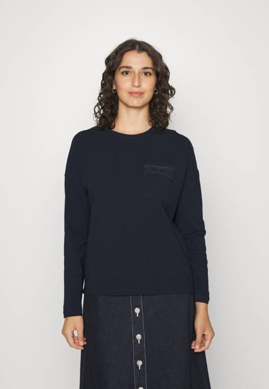 חלק עליון עם שרוולים ארוכים NX204324 שמיים מדבריים Tommy Hilfiger