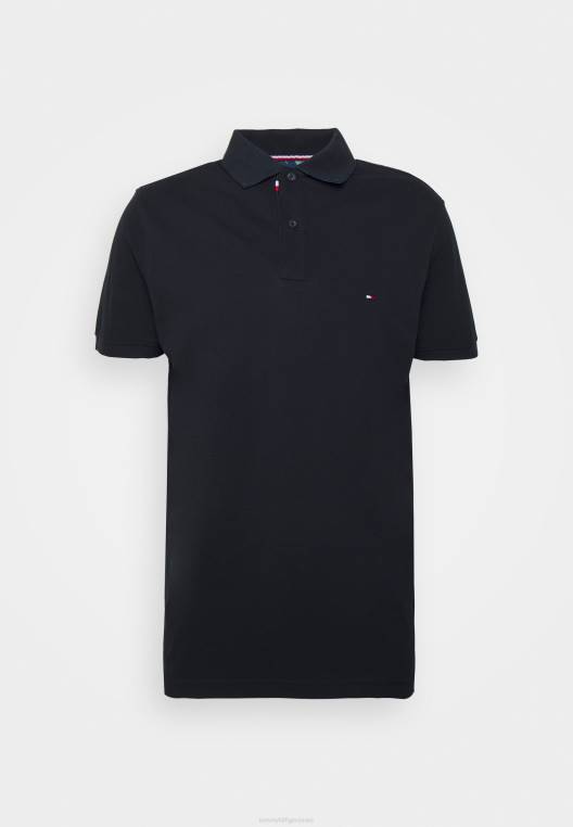 חולצת פולו רגילה מתחת לצווארון NX204371 שמיים מדבריים Tommy Hilfiger