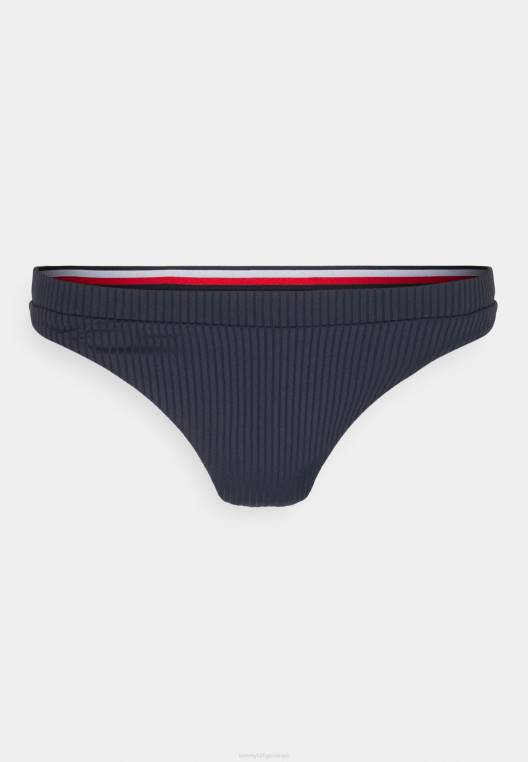 מכנסי ביקיני לרגליים גבוהות NX204396 שמיים מדבריים Tommy Hilfiger