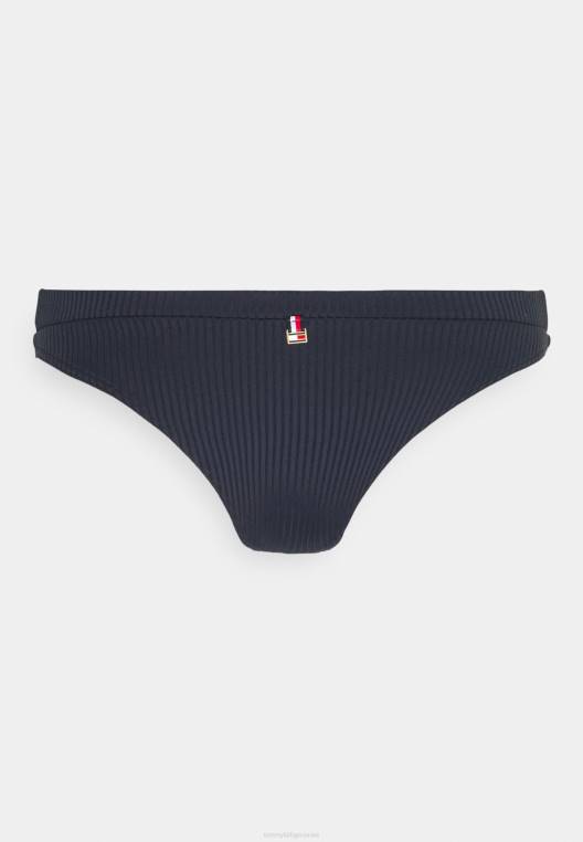 מכנסי ביקיני לרגליים גבוהות NX204396 שמיים מדבריים Tommy Hilfiger