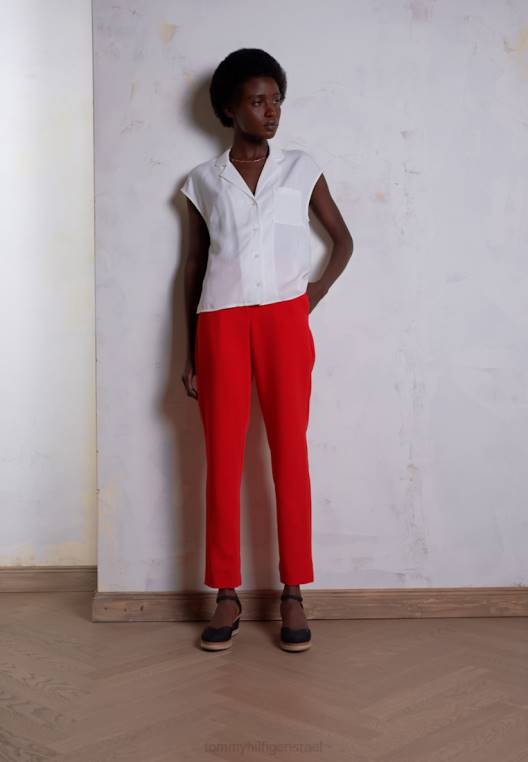 טריזי טריז באמצע טריז אצבע סגורה בסיסית NX204397 שָׁחוֹר Tommy Hilfiger