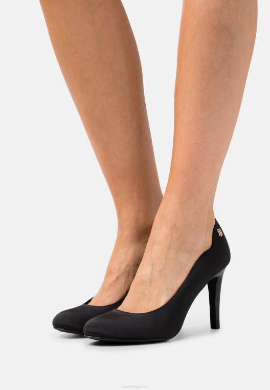 נעלי עקב חיוניות NX204409 שָׁחוֹר Tommy Hilfiger