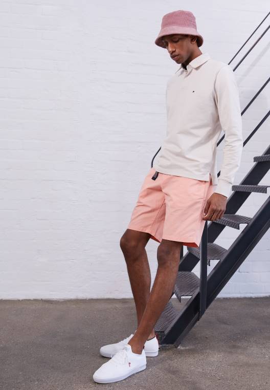 מכנסי חגורת הארלם NX204429 אפרסק שקיעה Tommy Hilfiger