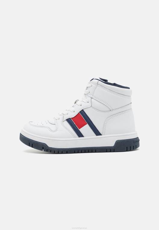 נעלי ספורט גבוהות יוניסקס NX204449 לבן Tommy Hilfiger