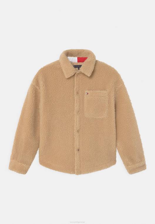 חולצה על חולצה NX204456 בז' Tommy Hilfiger