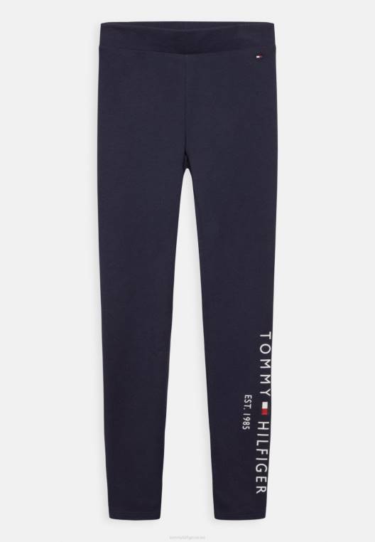 מכנסי חותלות חיוניים NX204468 צי הדמדומים Tommy Hilfiger