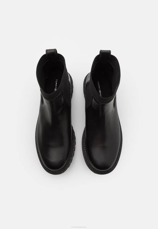 מגפוני קרסול קלאסיים שמנמנים קז'ואל פרימיום NX204475 שָׁחוֹר Tommy Hilfiger