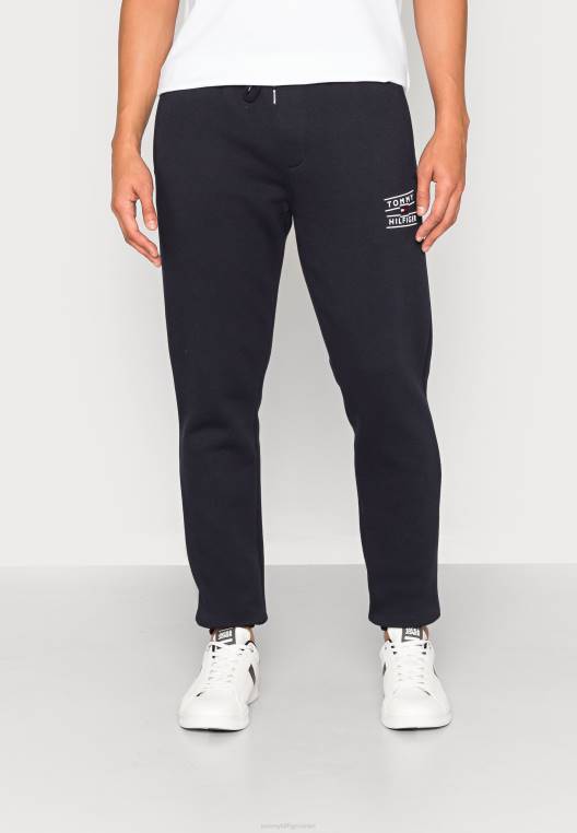 הדבקת לוגו מוערם לתחתונים של אימונית יוניסקס NX204476 שמיים מדבריים Tommy Hilfiger