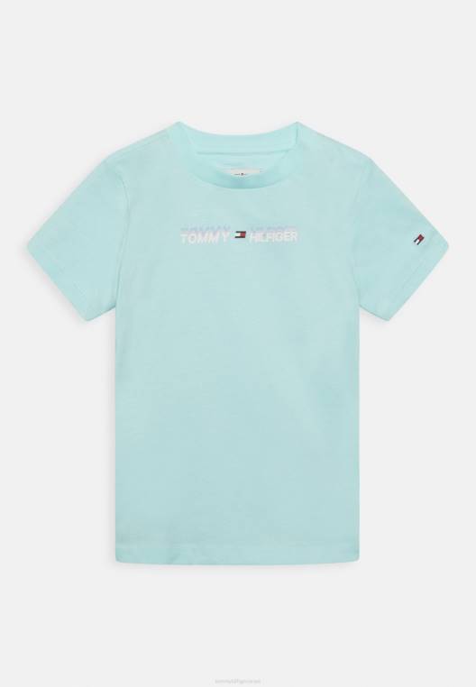 חולצה בהדפס טי יוניסקס NX204488 אקווה חוף Tommy Hilfiger