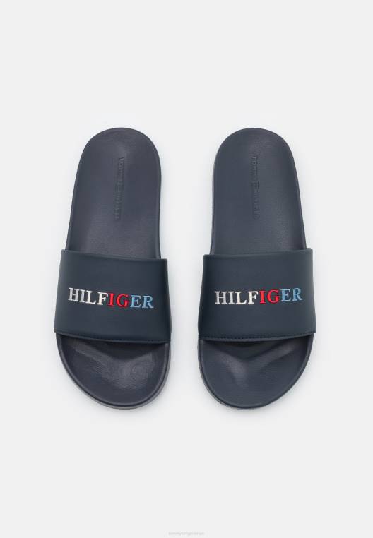 פרדות מגלשות בריכה צבעוניות NX204499 כחול כהה Tommy Hilfiger