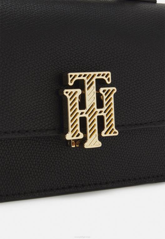 מתאר מיני קרוסאובר על פני תיק הגוף NX204507 שָׁחוֹר Tommy Hilfiger