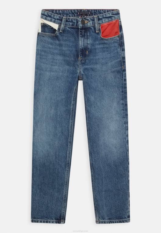 סקייטר ג'ינס עם רגליים ישרות NX204514 וינטג' ממוחזר Tommy Hilfiger