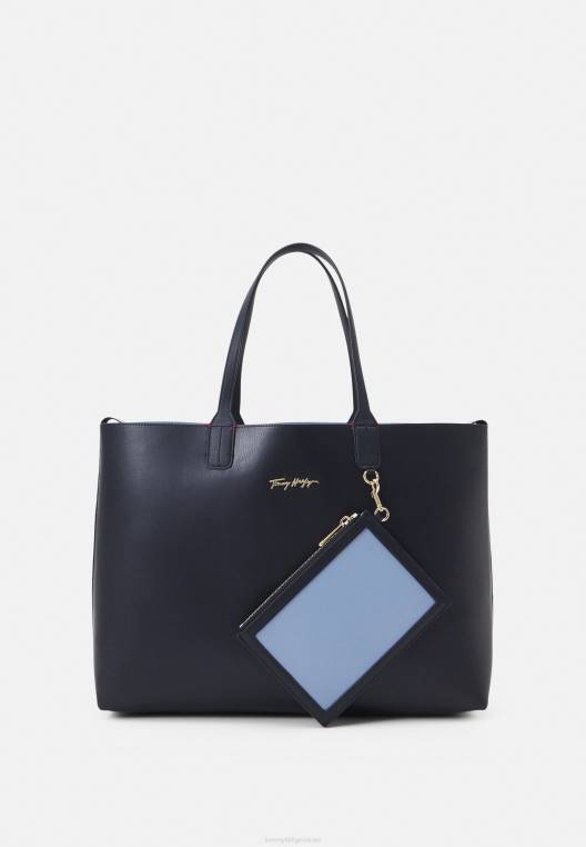 תיק תיק איקוני סט תיק NX204534 שמיים מדבריים Tommy Hilfiger