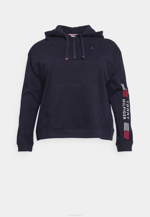 קפוצ'ון חצי רוכסן NX204536 שמיים מדבריים Tommy Hilfiger