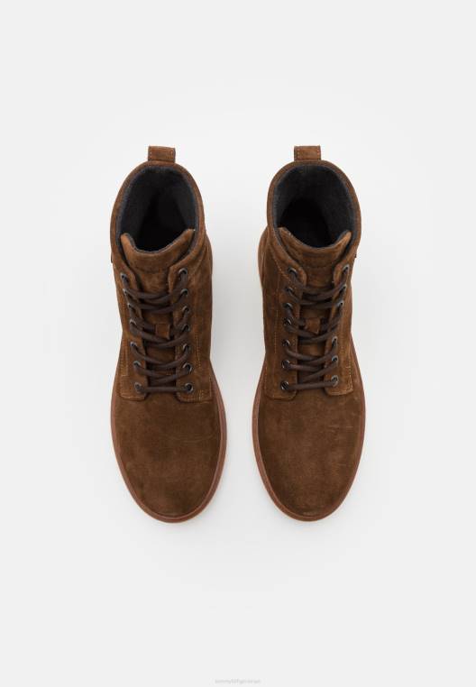 מגפונים עם שרוכים עם שרוכים NX204541 רוקפלר חום Tommy Hilfiger