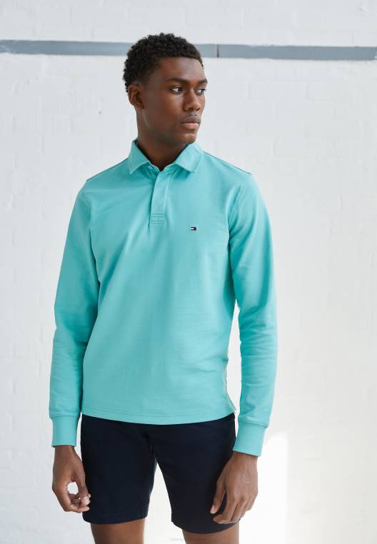 סווטשירט רוגבי NX204553 בריאנט ירוק Tommy Hilfiger