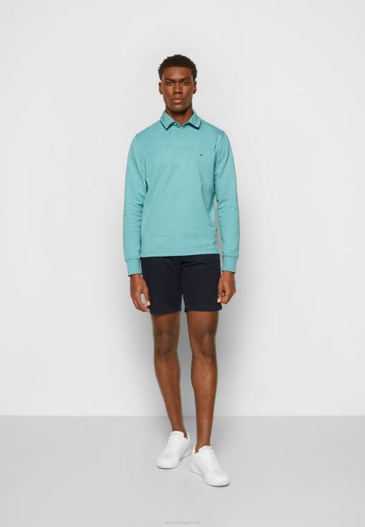 סווטשירט רוגבי NX204553 בריאנט ירוק Tommy Hilfiger