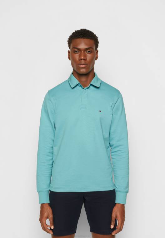 סווטשירט רוגבי NX204553 בריאנט ירוק Tommy Hilfiger