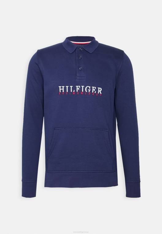 סווטשירט רוגבי NX204557 חיל הים ייל Tommy Hilfiger