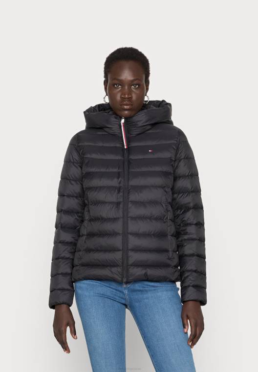 מעיל סורונה לוגו מעיל חורף NX204558 שָׁחוֹר Tommy Hilfiger