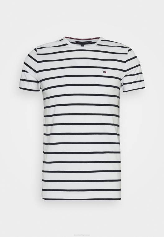 חולצת טריקו בסיסית NX204566 לבן Tommy Hilfiger