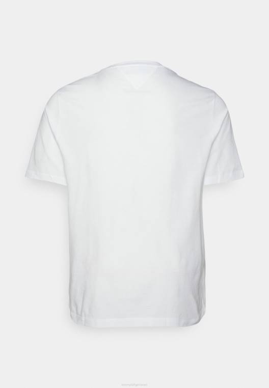 חולצת טי בהדפס קשת דגל NX204580 לבן Tommy Hilfiger