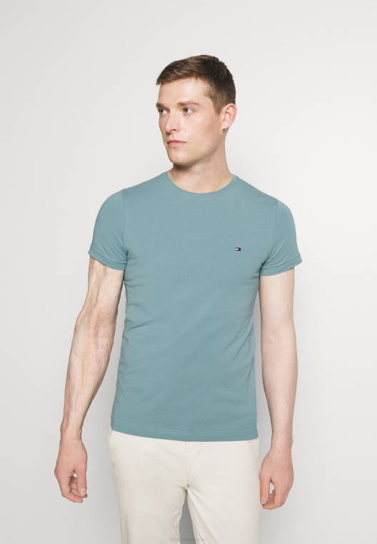 חולצת טריקו בסיסית NX204603 כחול גבוה Tommy Hilfiger