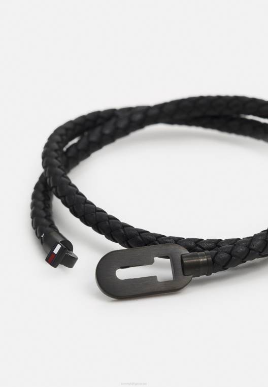 צמיד משפחתי מינימליסטי NX204607 הכל שחור Tommy Hilfiger