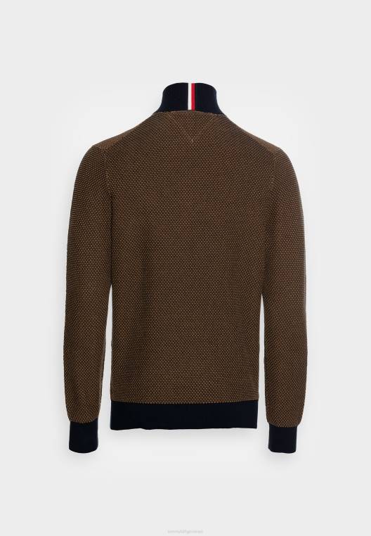 מגשר מדמה עם רוכסן NX204615 שמיים מדבריים/חאקי מדברי Tommy Hilfiger