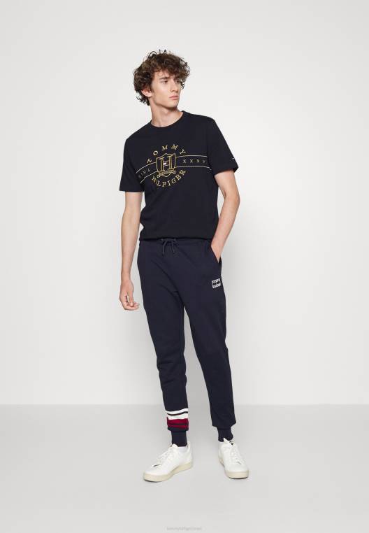 חולצת טריקו עם הדפס טי אייקון NX204616 שמיים מדבריים Tommy Hilfiger