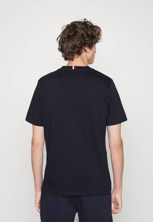 חולצת טריקו עם הדפס טי אייקון NX204616 שמיים מדבריים Tommy Hilfiger