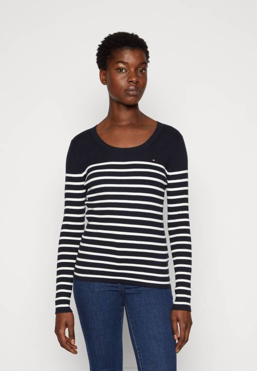 מגשר סוודר NX204622 שמי מדבר ברטון/אקרו Tommy Hilfiger