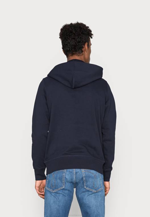 סווטשירט קפוצ'ון עם רוכסן דגל ליניארי NX204623 שמיים מדבריים Tommy Hilfiger